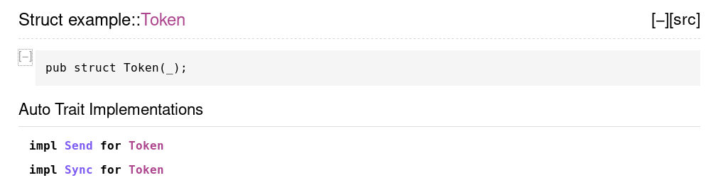 Auto trait docs